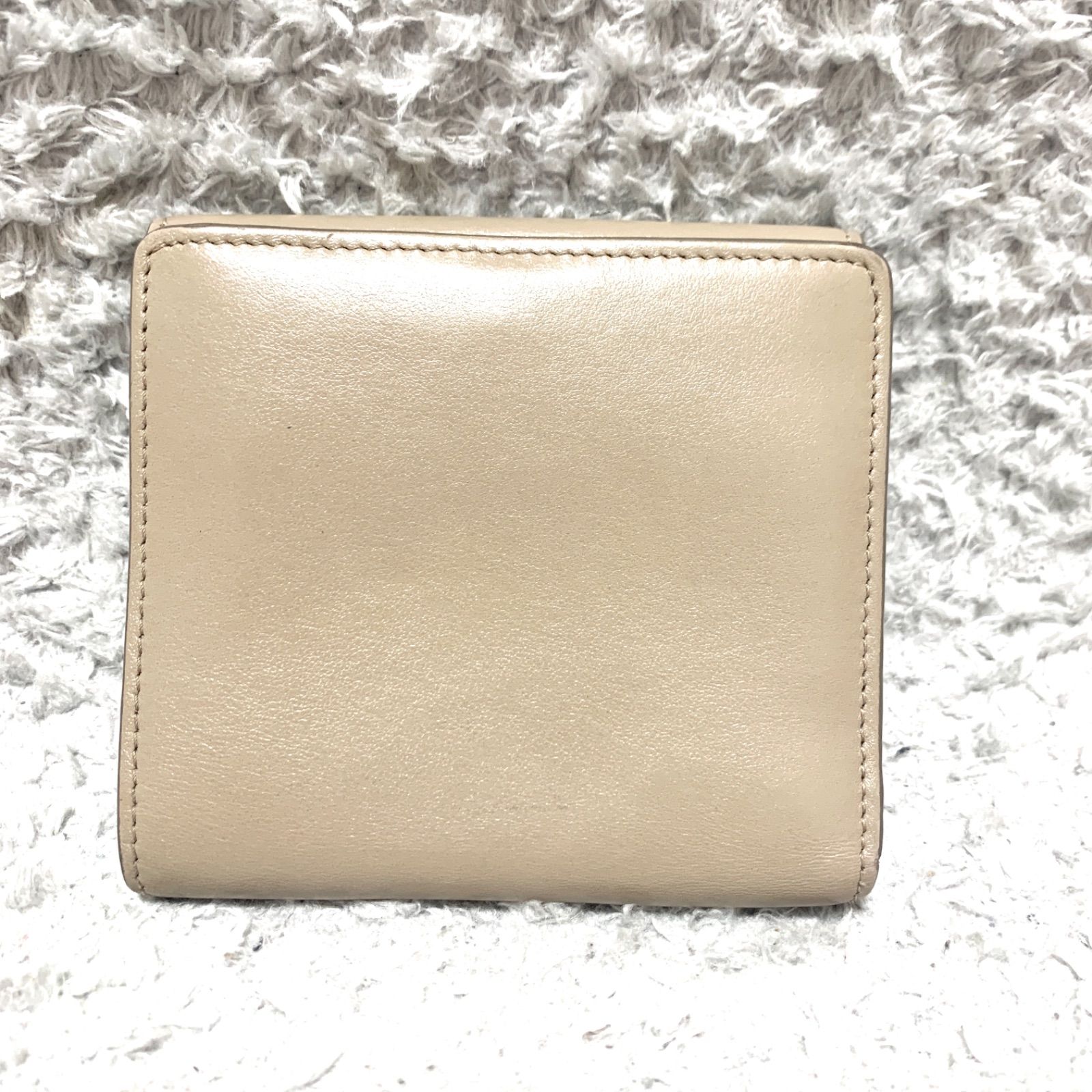美品】クロエ 三つ折り財布 箱付き C 金具 スモールトリフォールド 