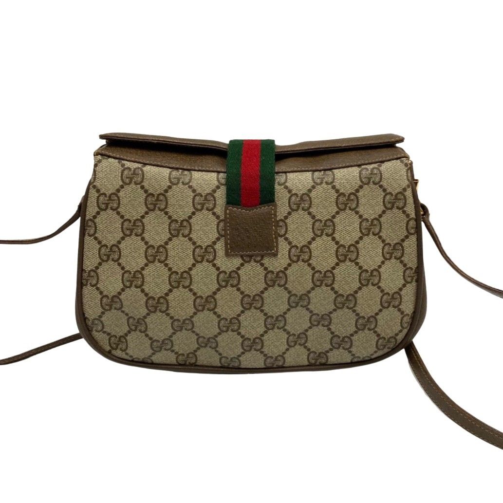 極 美品 GUCCI オールドグッチ ヴィンテージ シェリーライン GG ロゴ