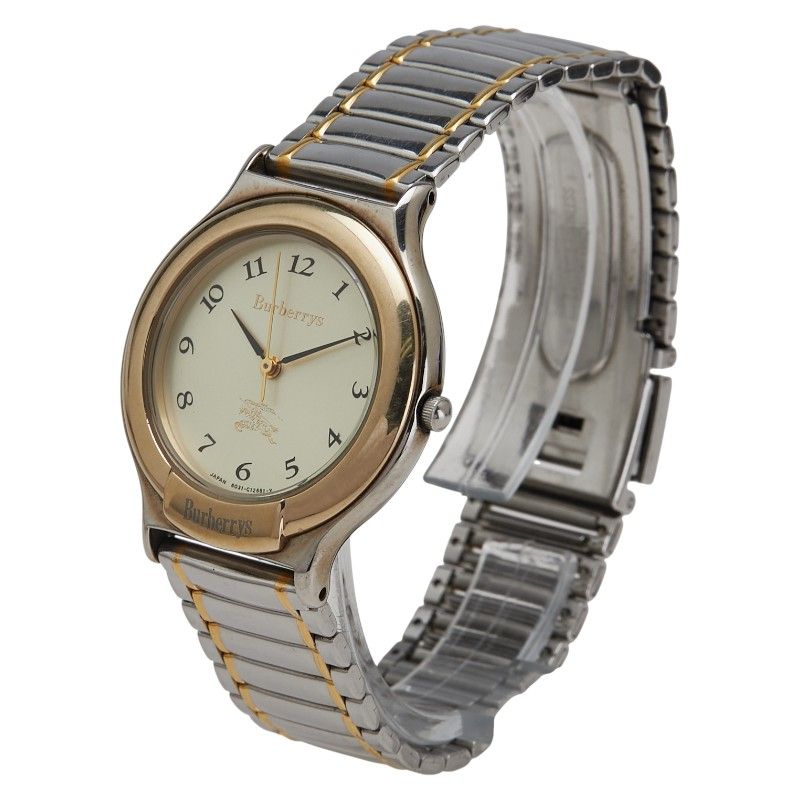 バーバリー シルバー ゴールド ステンレススチール メッキ レディース BURBERRY 1-0233401