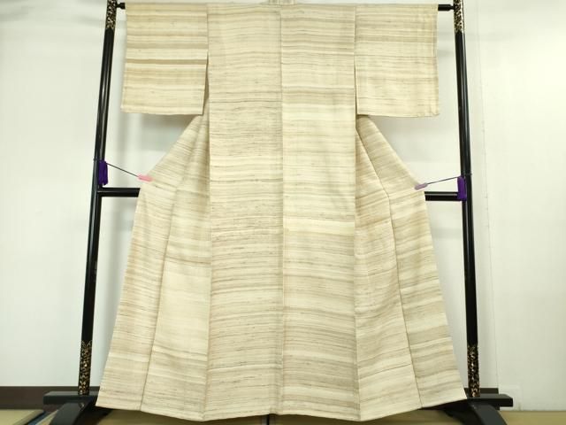 平和屋本店□極上 インド・アッサム 野蚕糸 手織 ムガシルク 反端付き