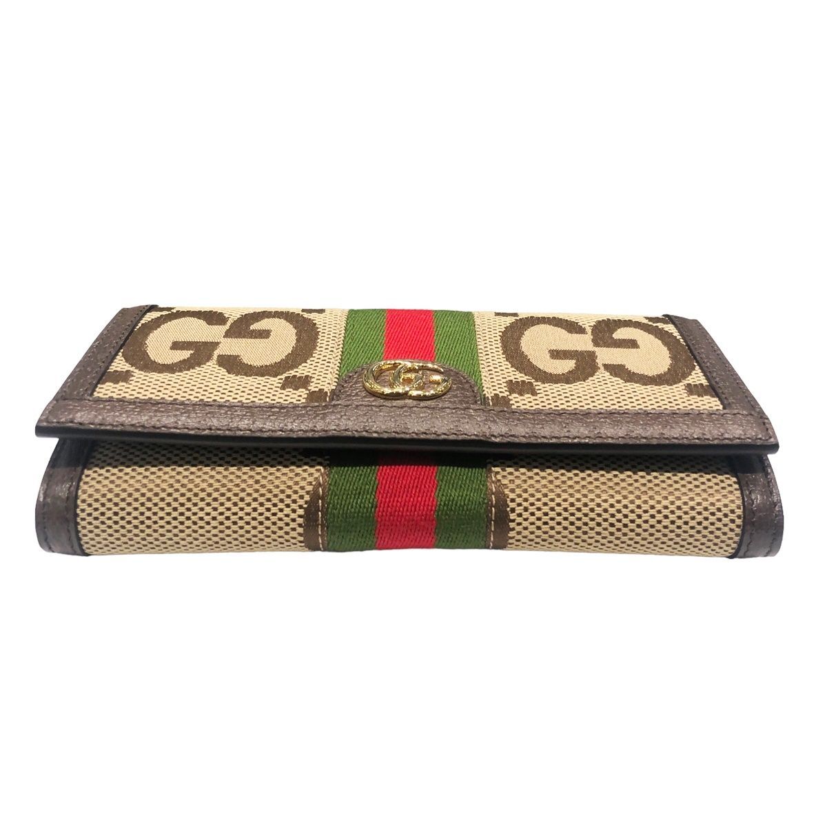 中古】 GUCCI グッチ 523153 オフィディア・ジャンボGG コンチネンタル