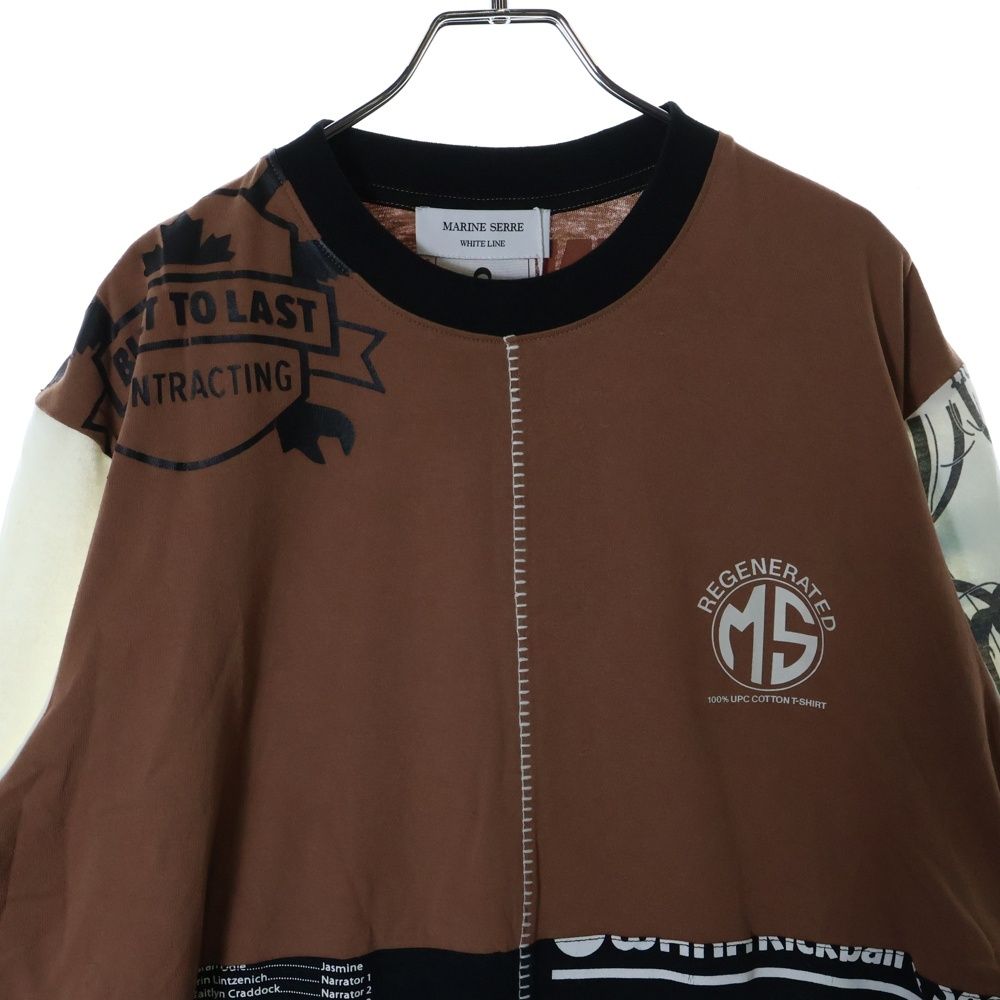 MARINE SERRE 長袖 Tシャツ MARINE SERRE Marine Serre マリーン セル ロンT カットソー