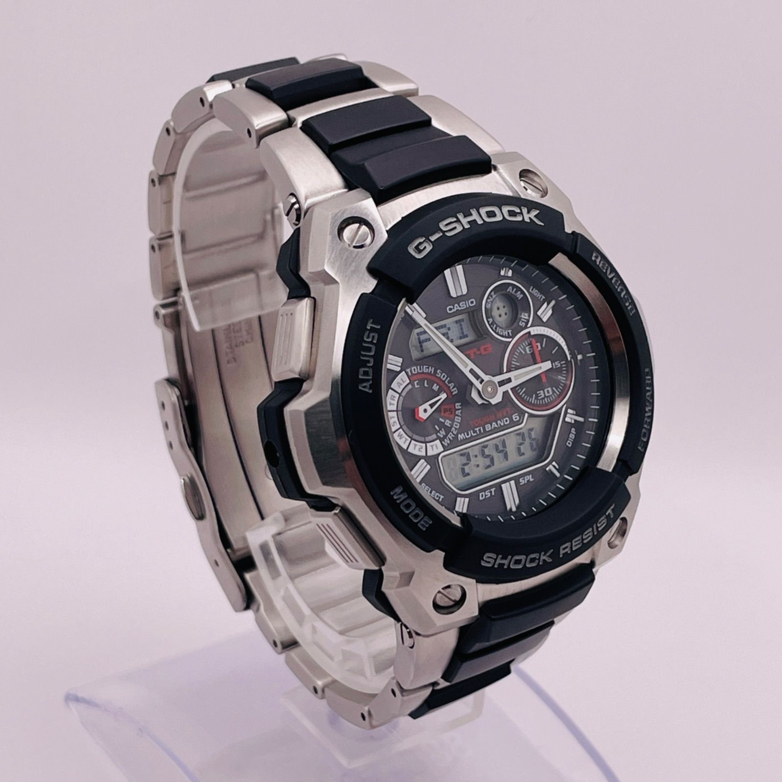 カシオ　G-SHOCK  MTG-1500 稼動品 G-SHOCK パーフェクトバイブル】メタルと樹脂の華麗なる融合で