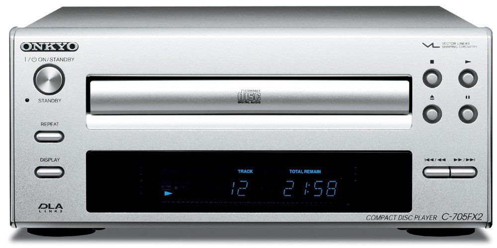 ONKYO INTEC205 CDプレーヤー C-705FX2(S) シルバー(中古品