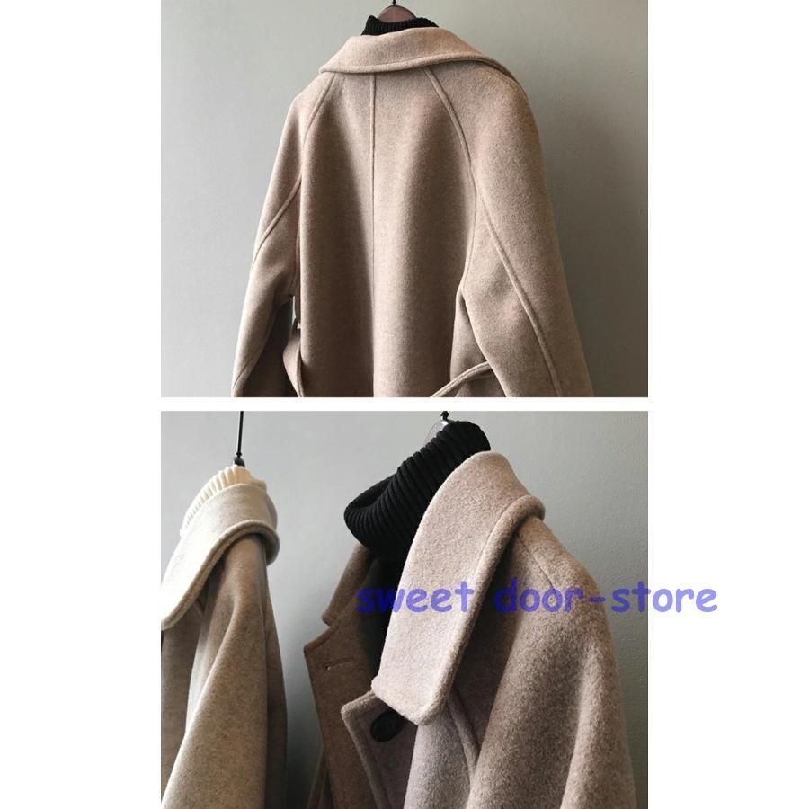 ロングコート 裏地付き