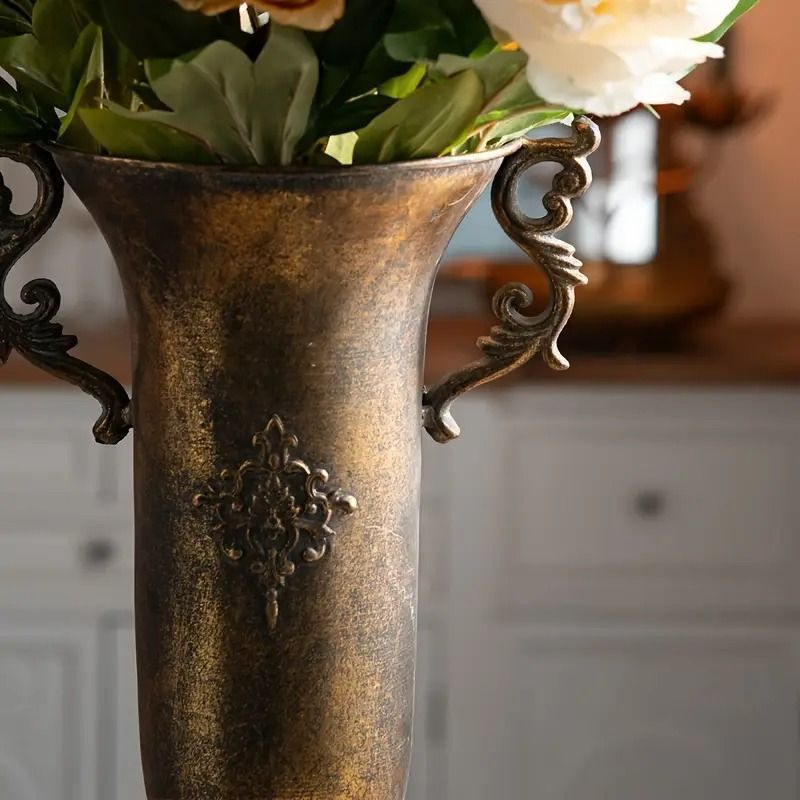 フラワーベース　花瓶　ギリシャ　イタリア　ヴィンテージ　レトロ　アンティーク Retro glass jug 1970's Made in Japan Used フラワーベース