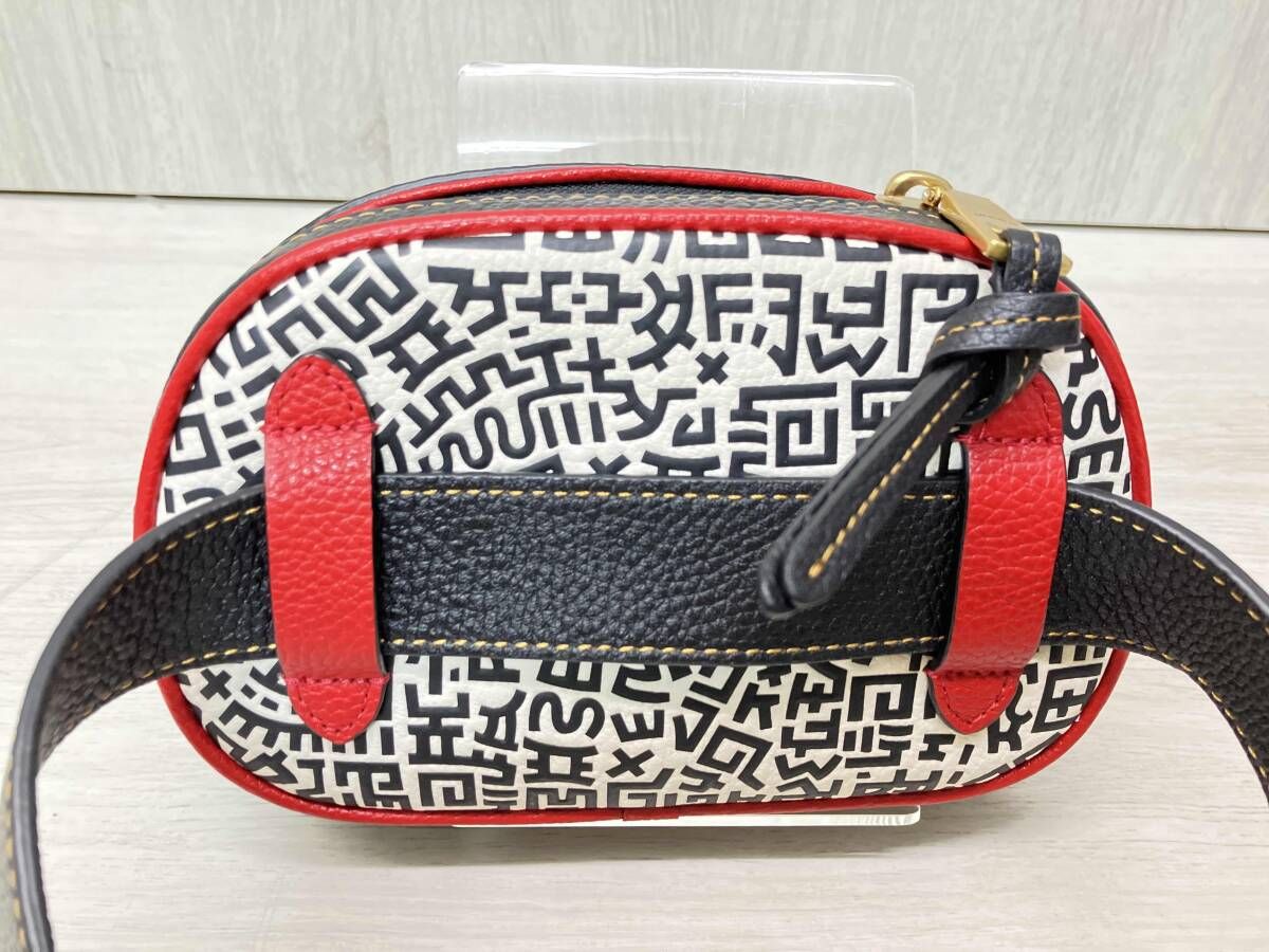 COACH×DISNEY×Keith Haring 4887トリプルコラボ ウエストポーチ レザー ボディバッグ ベルトバッグ コーチ 保存袋あり