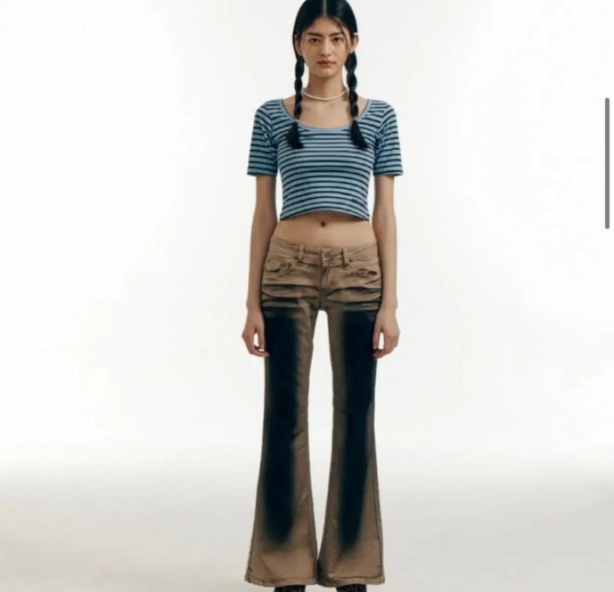 WHY NOT US ワイノットアス スレイド ジーン キャメル m slade jeans ズボン ニン ニンを着用