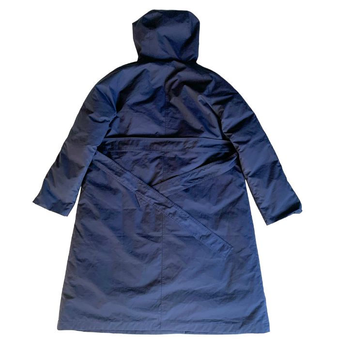 コムサブロンドオフ　ダウン　フェザー　ネイビー　ダッカー　ママコート　M　L コムサブロンドオフ ママコートダウン (ネイビー)値下げ中