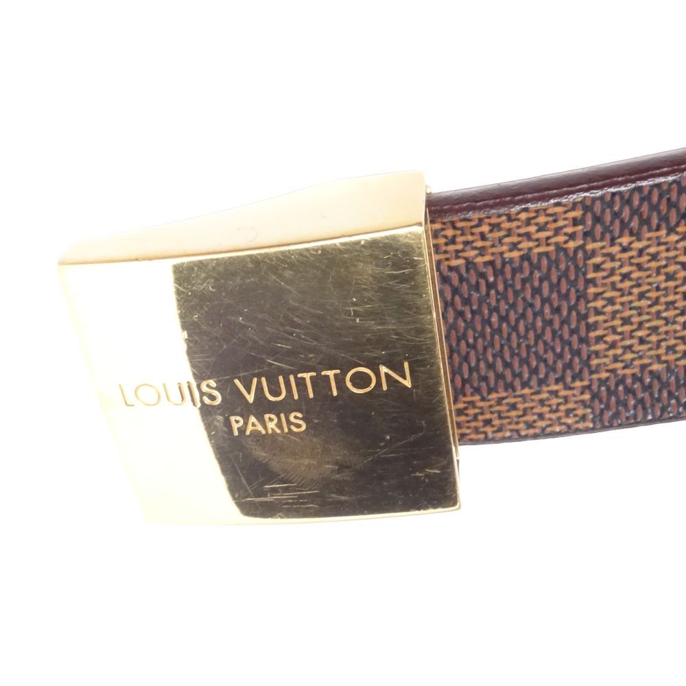 Louis Vuitton ダミエ ベルト 75cm ゴールドバックル Louis Vuitton ダミエベルト ゴールドバックル 希少品 Louis Vuitton