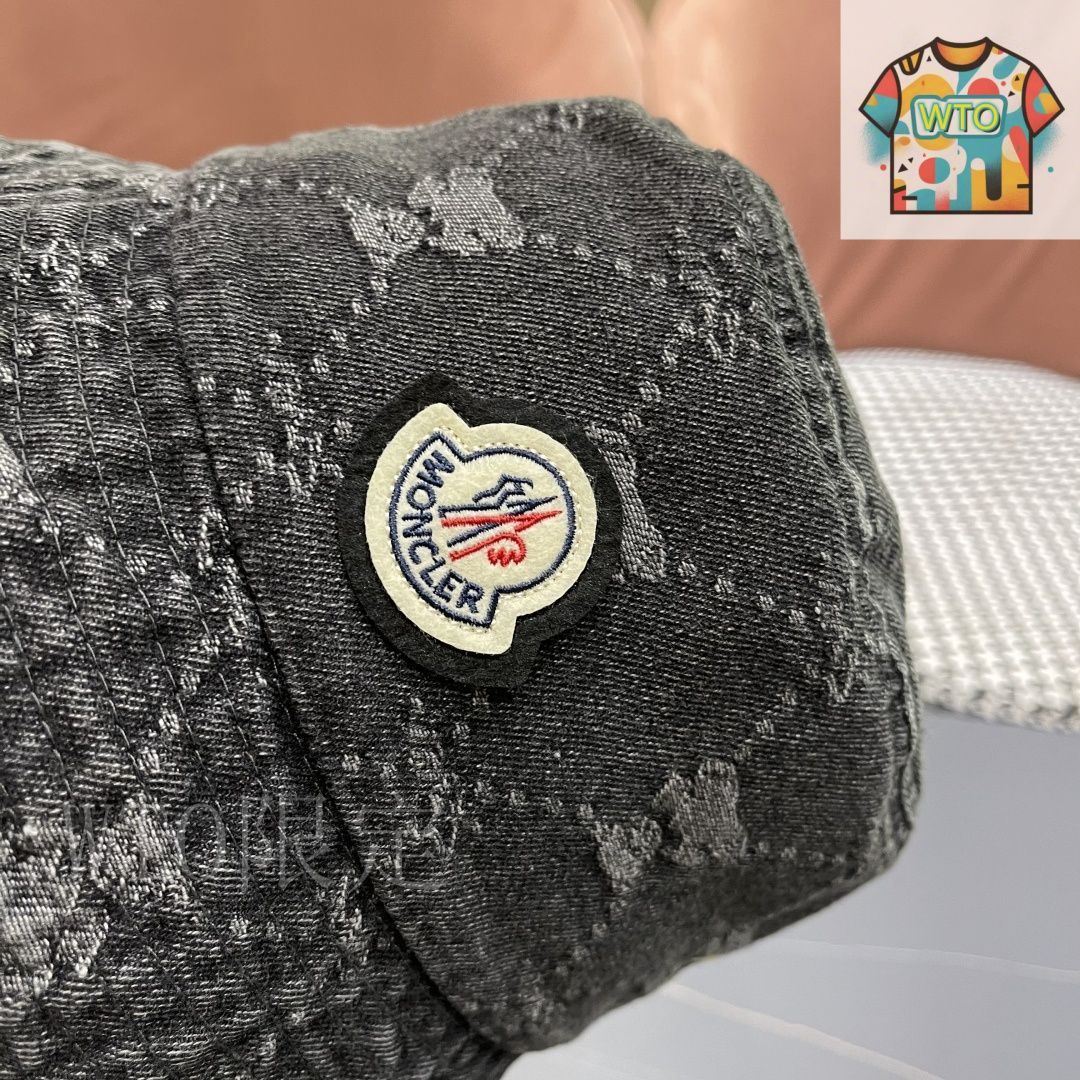 お買い得！！★ モンクレール ★ デニム バケット ハット Moncler バケットハット デニム 帽子 ユニセックス S おしゃれ