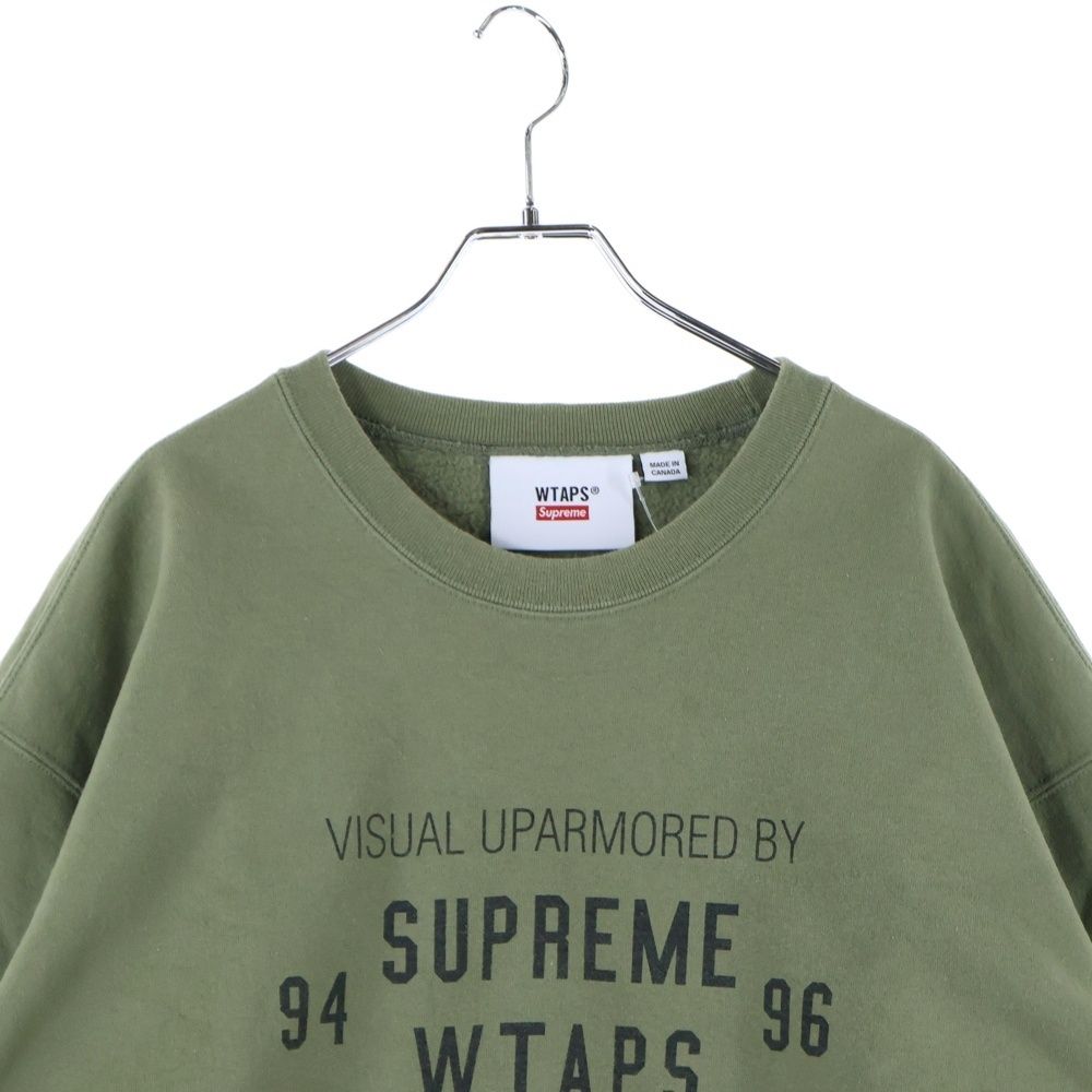 トップス Supreme / WTAPS Crewneck \"Light Olive\" Supreme WTAPS Crewneck Light Oliveシュプリーム ダブルタップス