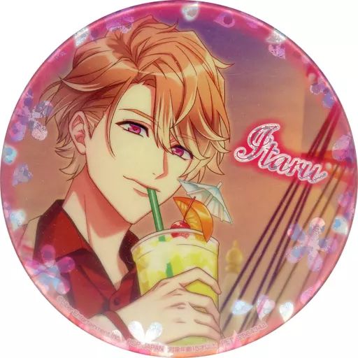 中古】バッジ・ピンズ 茅ヶ崎至 ホログラム缶バッジ～shine flower