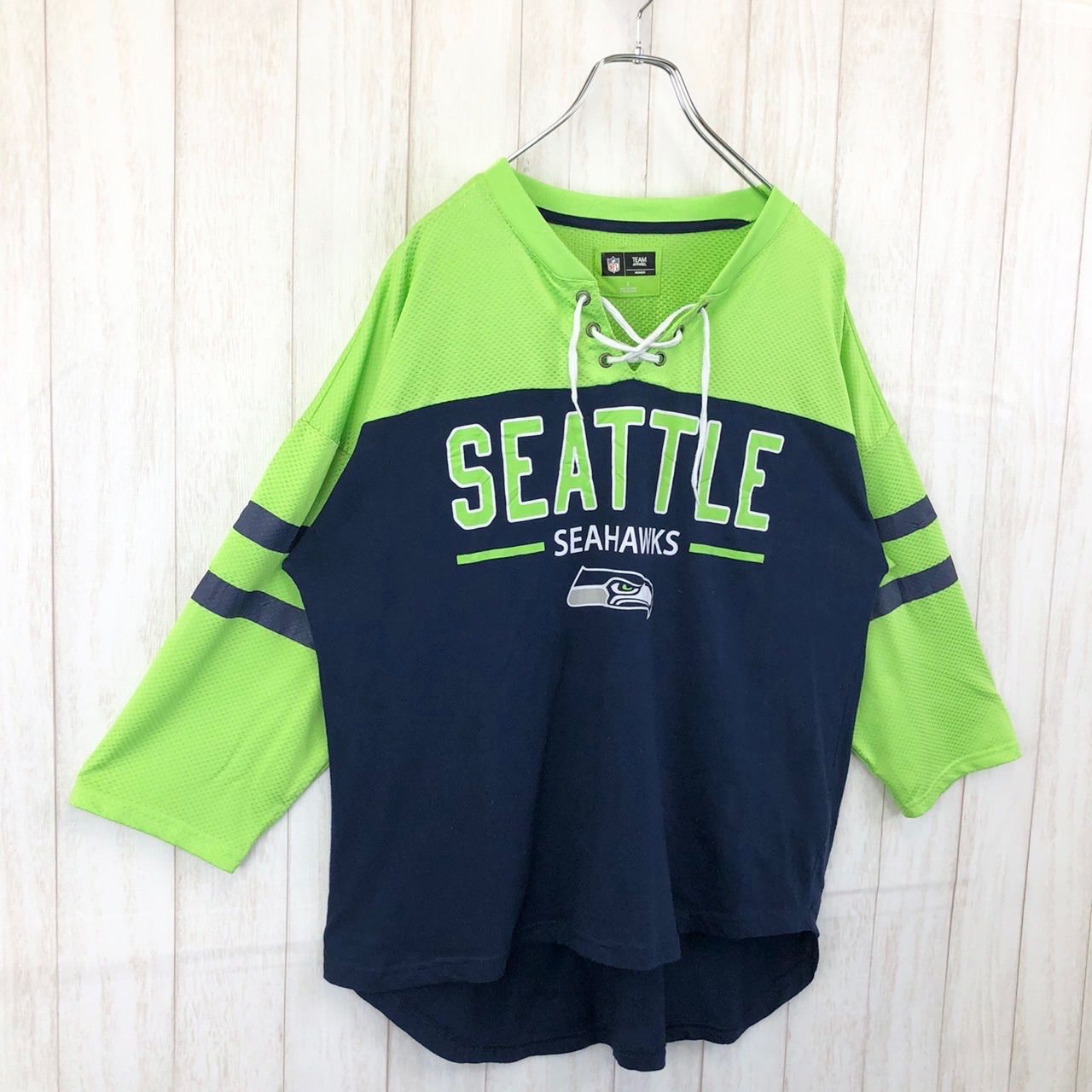 NFL シアトル シーホークス SEAHAWKS アメフト チームロゴ ロンT