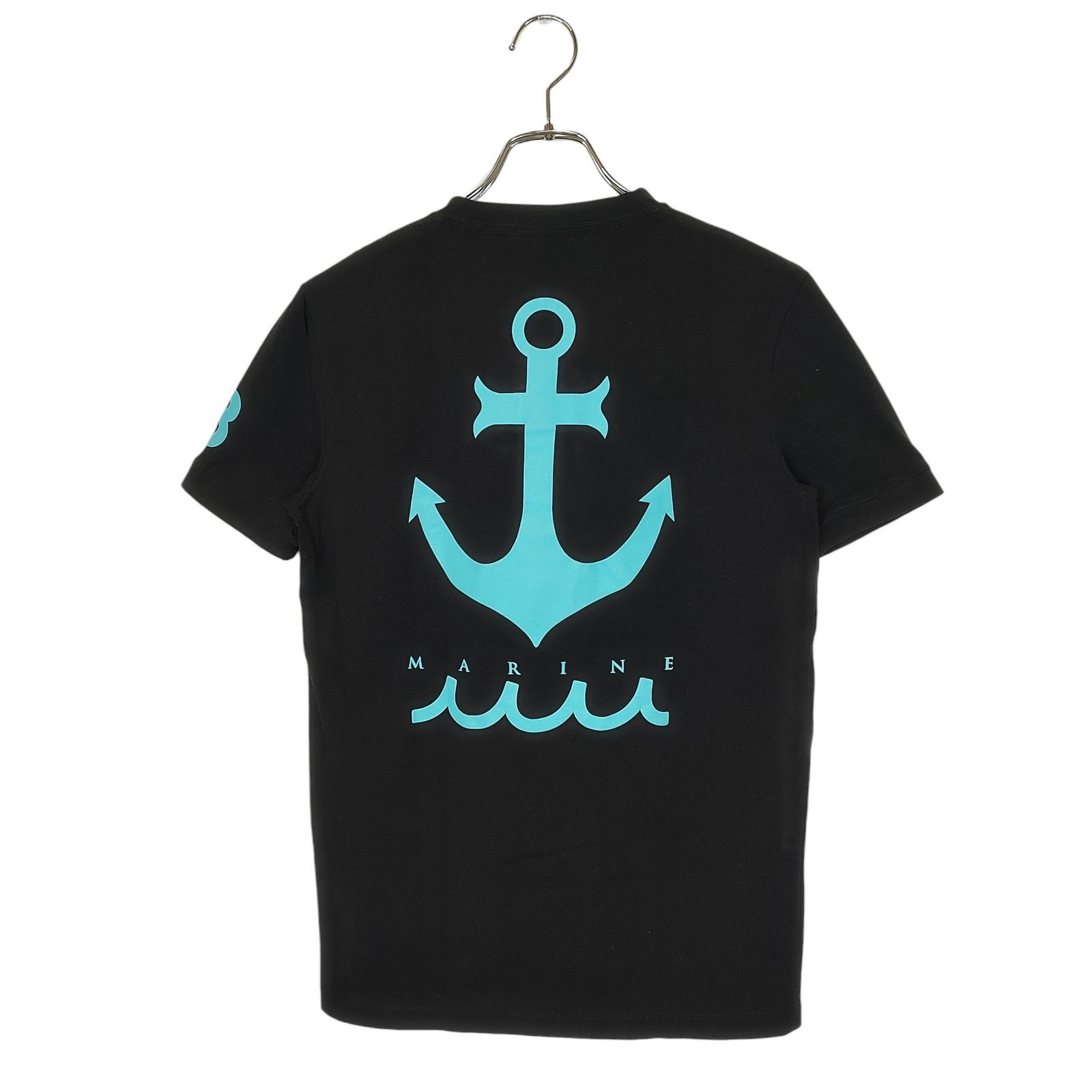 muta MARINE⚫︎ムータマリン⚫︎半袖モックネックシャツ紺4 muta MARINE ムータマリン Tシャツ メッシュ切替 モックネック