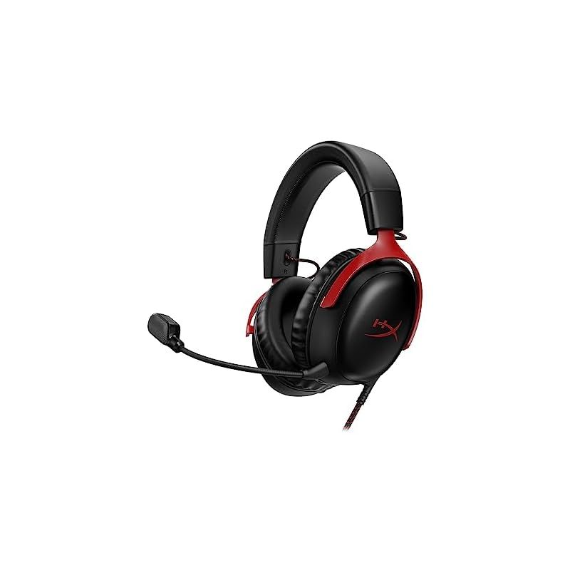 ハイパーエックス(HyperX) HyperX Cloud III? ゲーミングヘッドセット DTS Headphone:X空間オーディオ  53mmドライバー搭載 Cloud IIの 快適性 ブラック-レッド PC、PS5、PS4、Xboxシリーズ、Nin - メルカリ