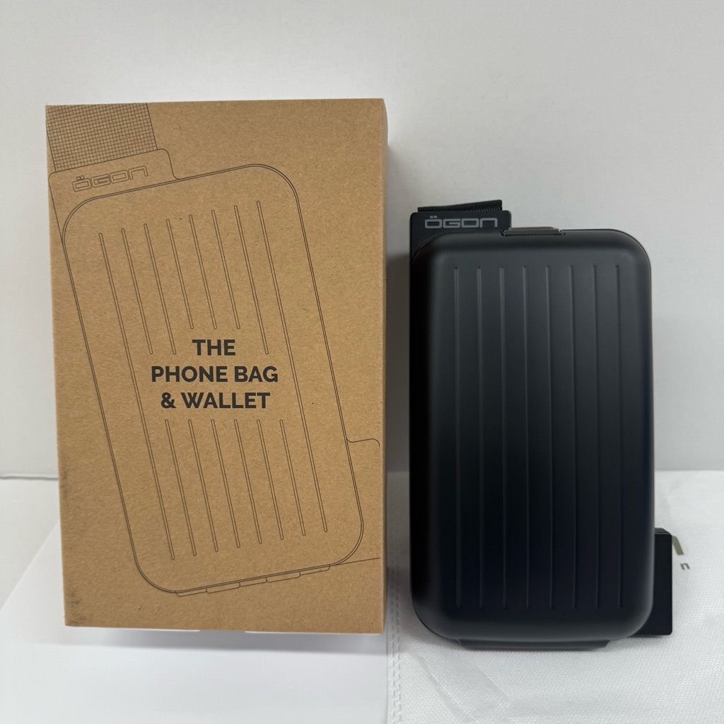 未使用 OGON THE PHONE BAG & WALLET BLACK オゴン フォンバッグ 