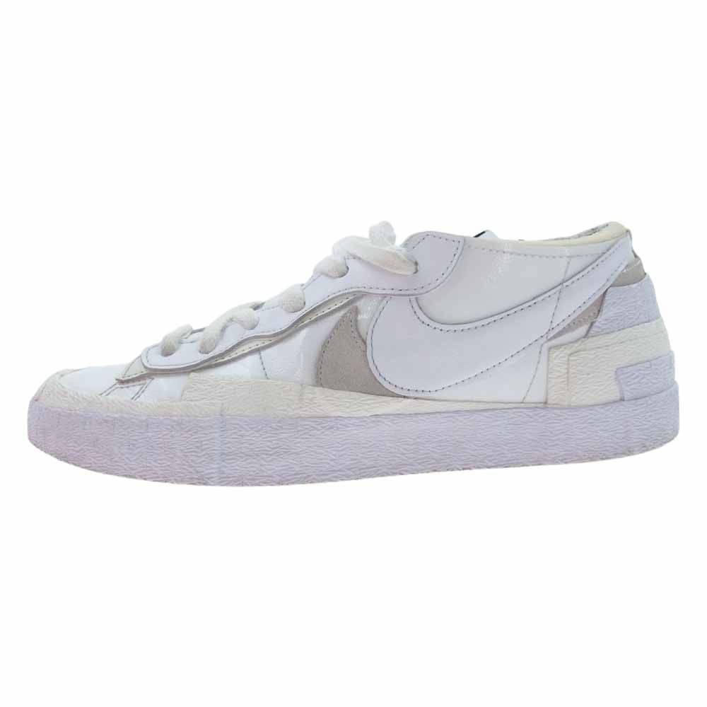 NIKE ナイキ スニーカー DM6443-100 × sacai BLAZER LOW White Patent