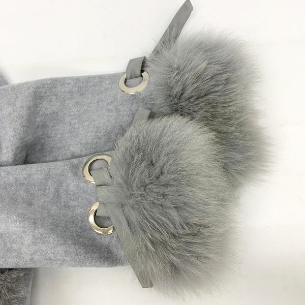 フェンネル ファーポケットショートコート