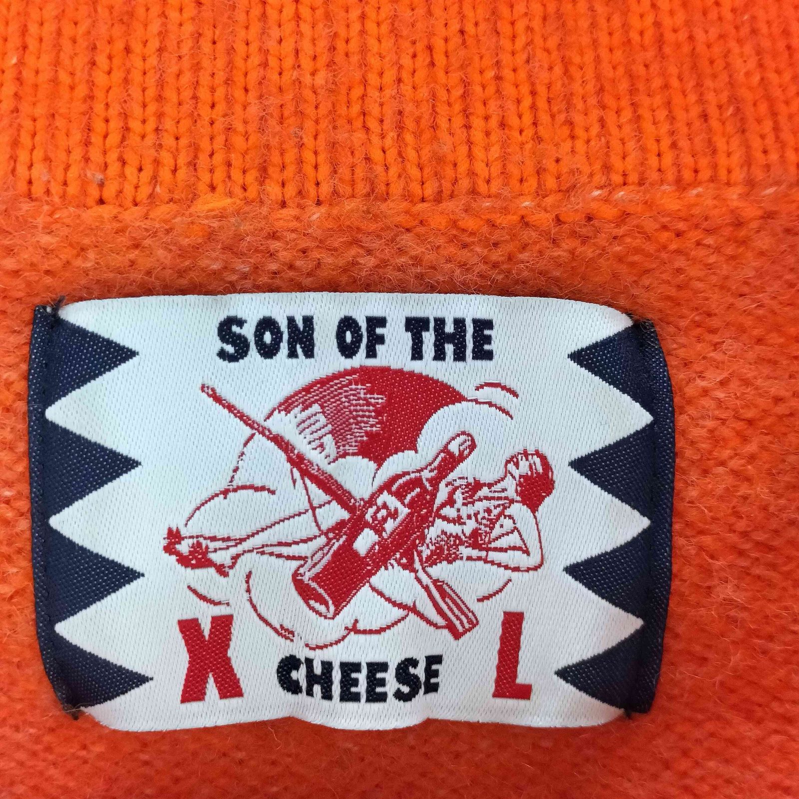 サノバチーズ　未使用　タグ付き サノバチーズ SON OF THE CHEESE NEON POLO KNIT メンズ JPN：XL