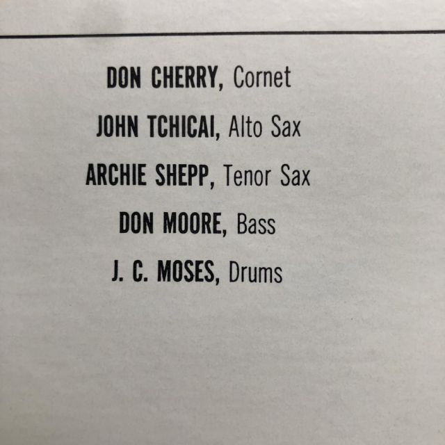 傷なし美盤 良ジャケ 激レア 米国 本国盤 アーチー・シェップ Archie