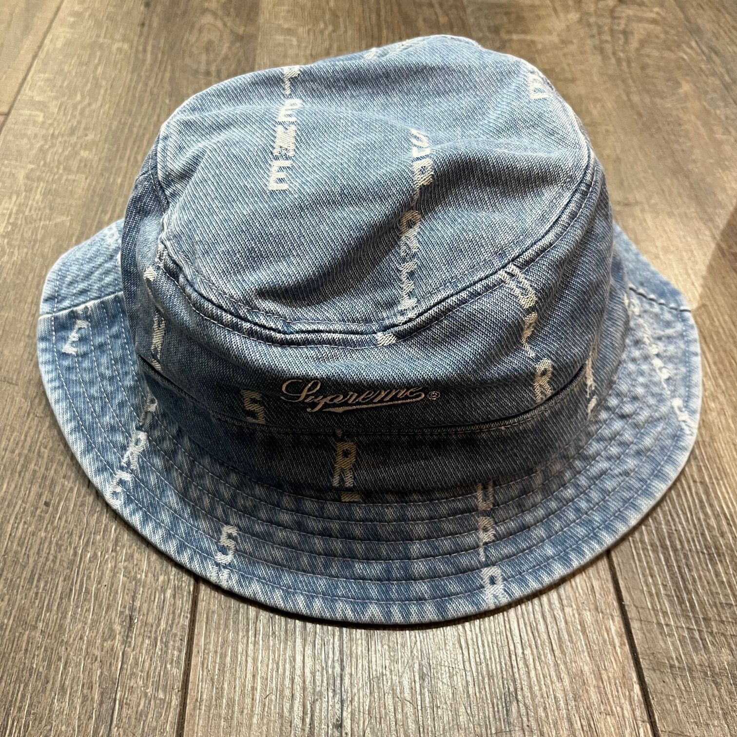 supreme ストライプ バケットハット M/L