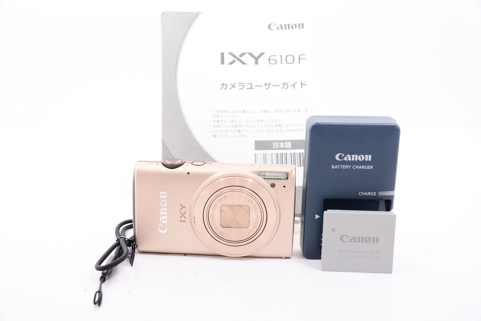 外観特上級】Canon デジタルカメラ IXY 610F - 百獣の買取王カメラ