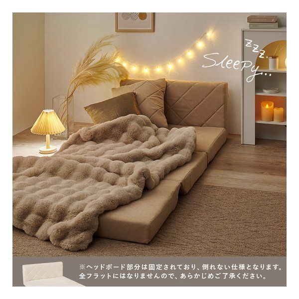 ソファベッド 幅85cm|クッション1個付|グレー