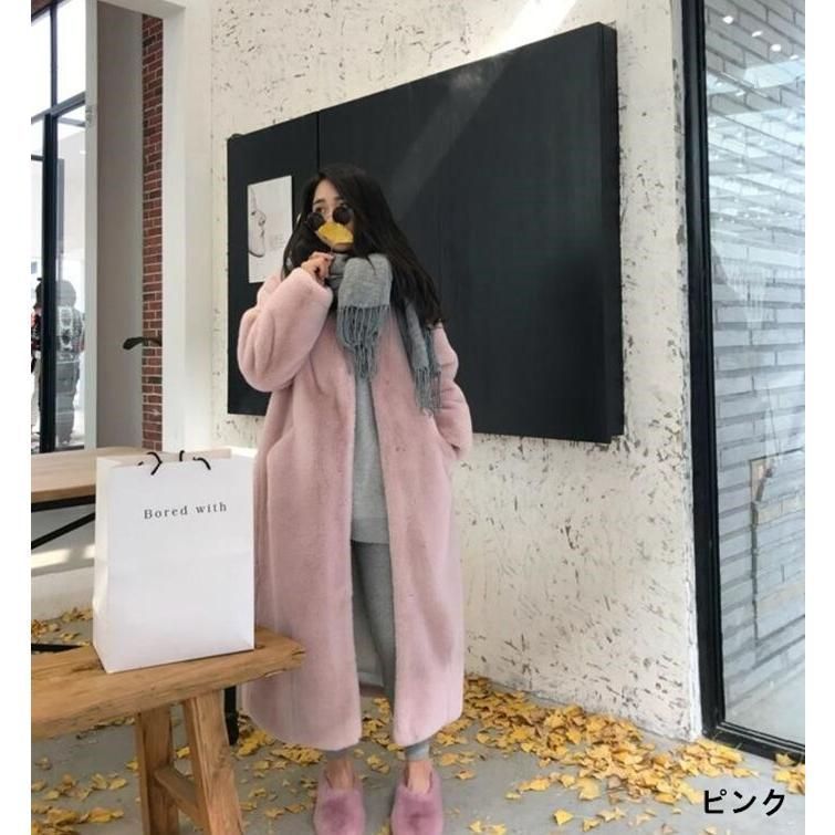 ロング丈 アウター ファーコート レディースエコファージャケット レディース 服 ボタン 冬 軽い 暖かい エコファーコートlaisha01