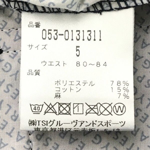 ✳︎PEARLYGATES✳︎パンツ✳︎新品未使用✳︎ PEARLY GATES プリント柄 ジョガーパンツ サイズ5 ニコちゃん