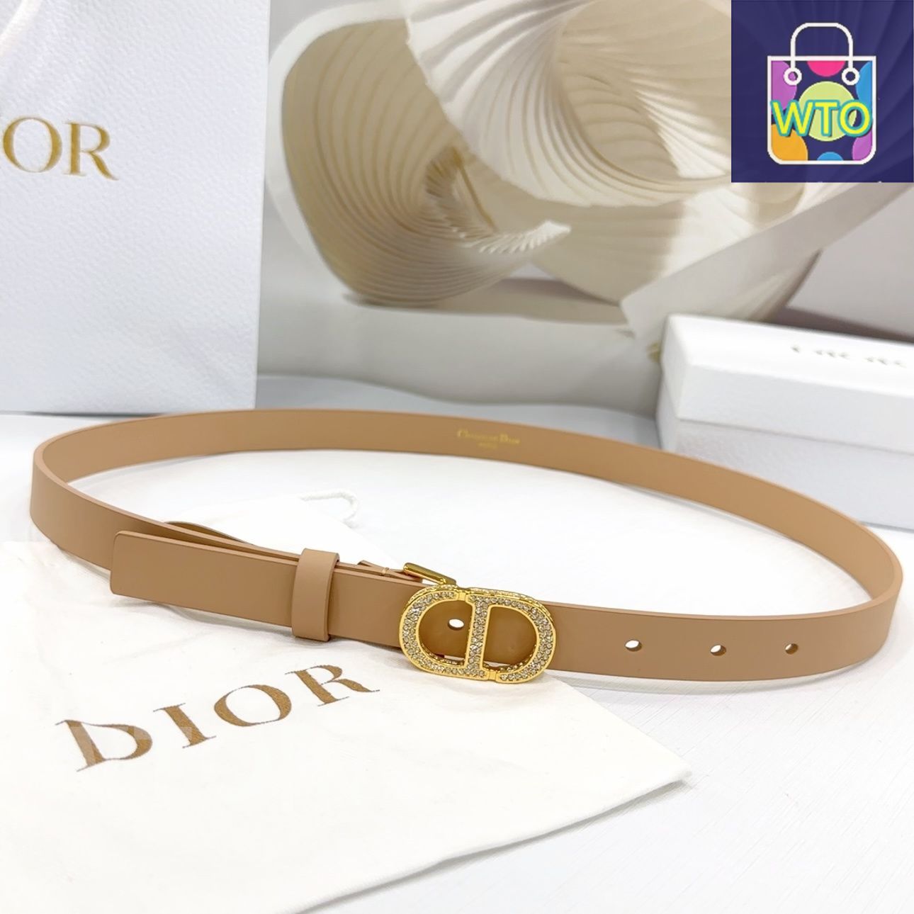 Dior ディオール エレガント ファッションベルト08