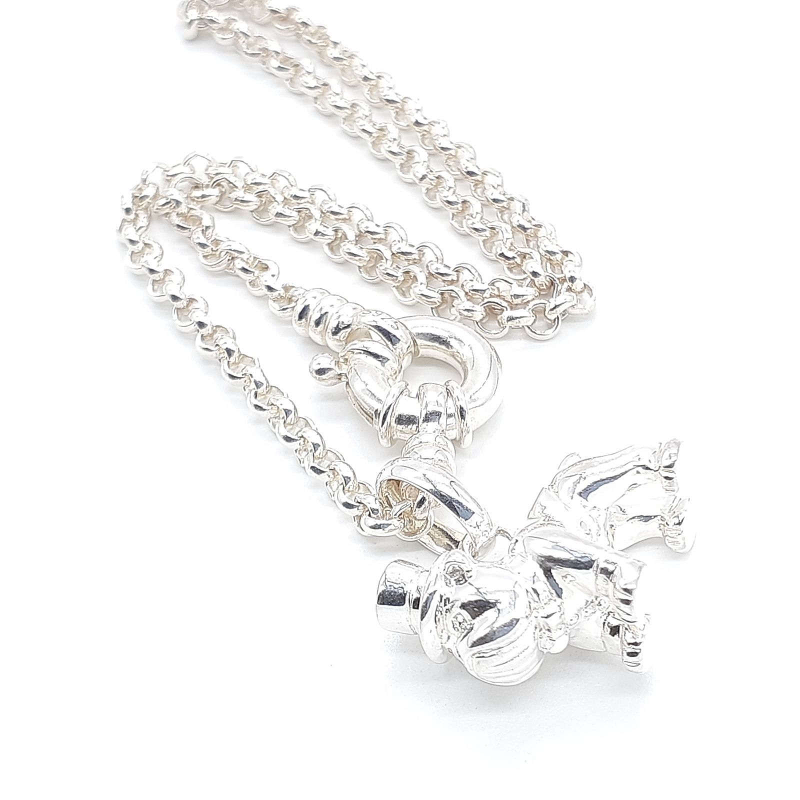 LINKS OF LONDON リンクスオブロンドン アンクレット SILVER 925 シルバー ブルドッグチャーム