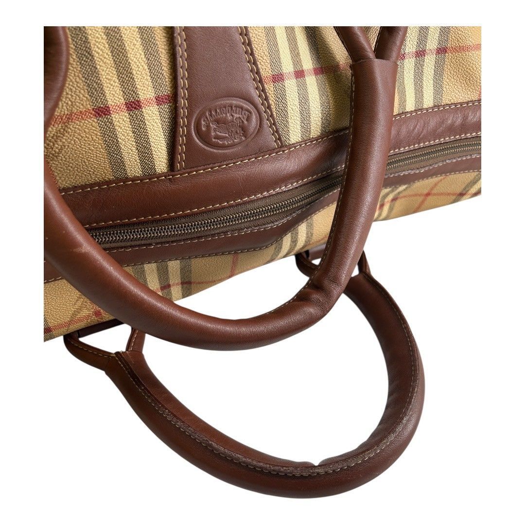 Burberrys ボストンバッグ ホースロゴ ノバチェック 美品 バーバリー