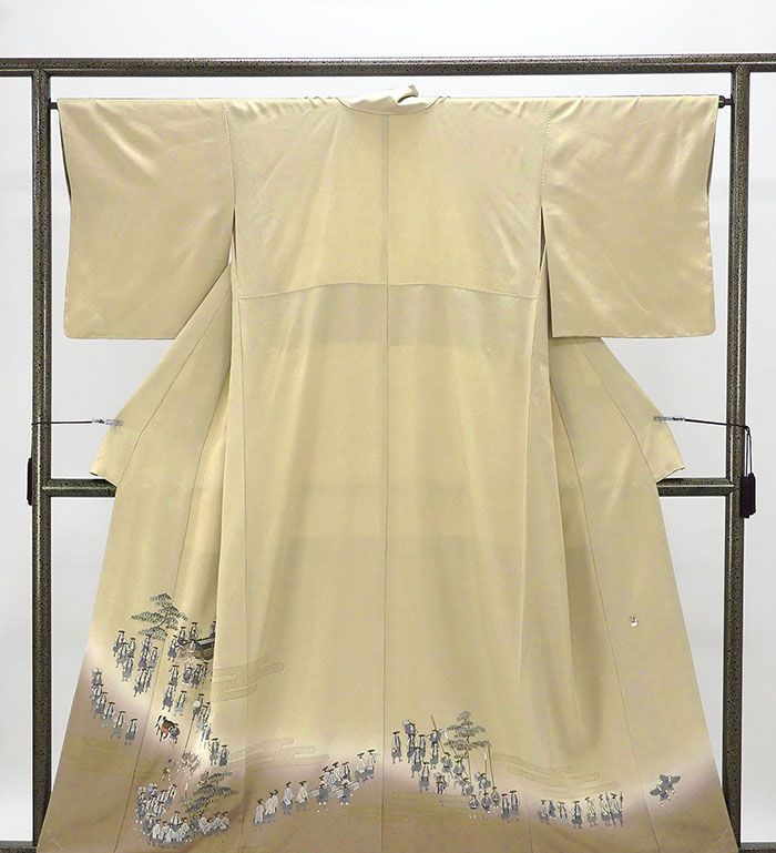 訪問着 正絹 霞 大名行列 身丈157cm 裄丈64.5cm 訪問着 未着用 新古品 着物 結婚式 入学式 卒業式 b4176