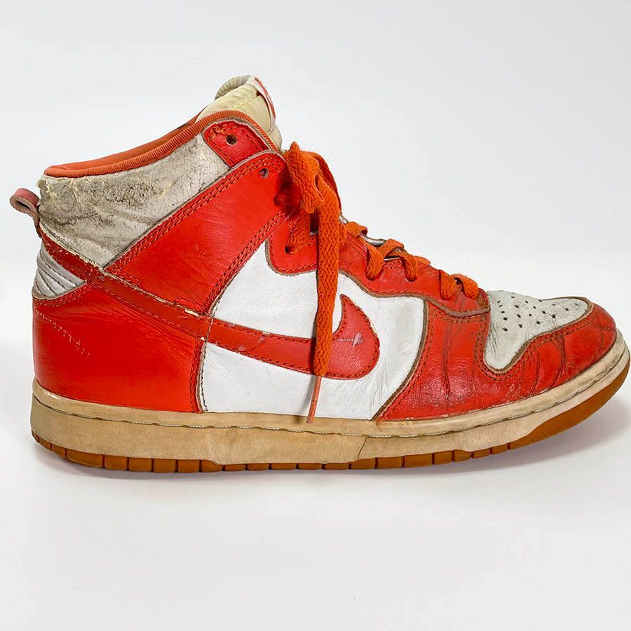 NIKE DUNK HIGH LE 630335 811 シラキュース ホワイト オレンジ 1998