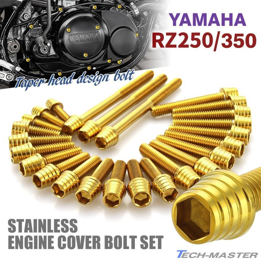 RZ250 350 音叉 ケースカバー ステンレス 4L3 4UO