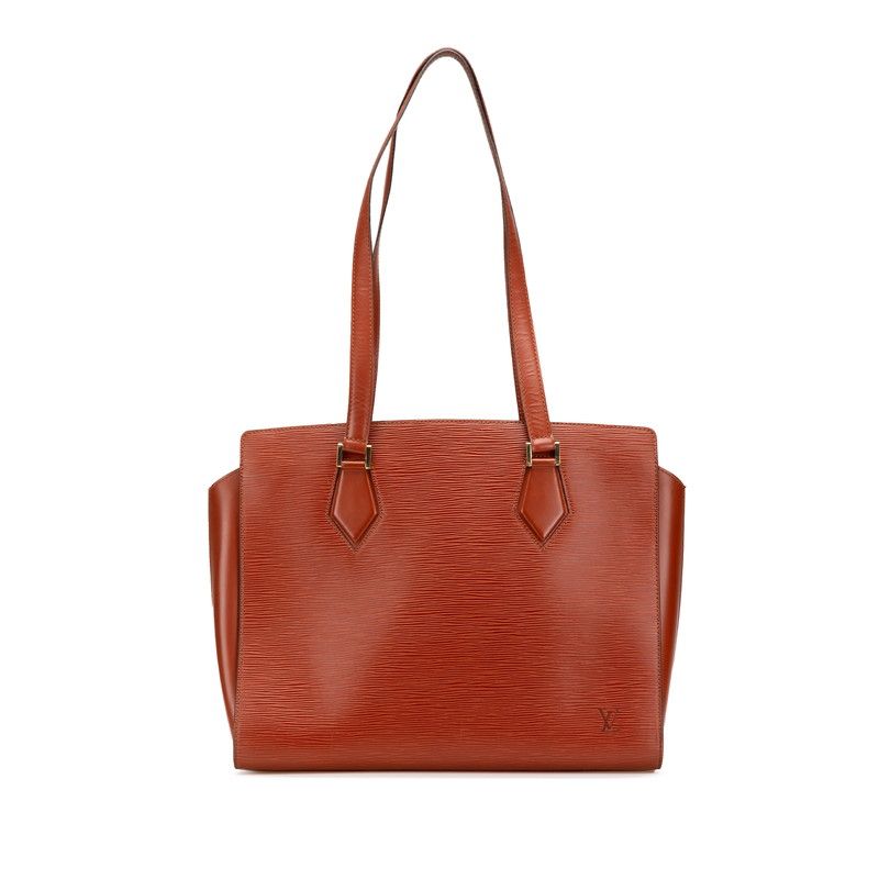 ルイ ヴィトン エピ デュプレックス ショルダーバッグ トートバッグ M52423 ケニアブラウン レザー レディース LOUIS VUITTON 1-0211114