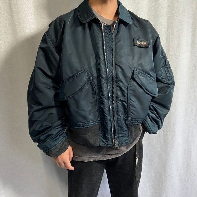Schott CWU-R フライトジャケット Schott ショット CWU-R ミリタリー フライトジャケット メンズ