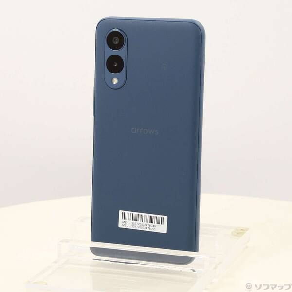 中古品〕 arrows We2 64GB ネイビーグリーン FCG02 au SIMフリー【295