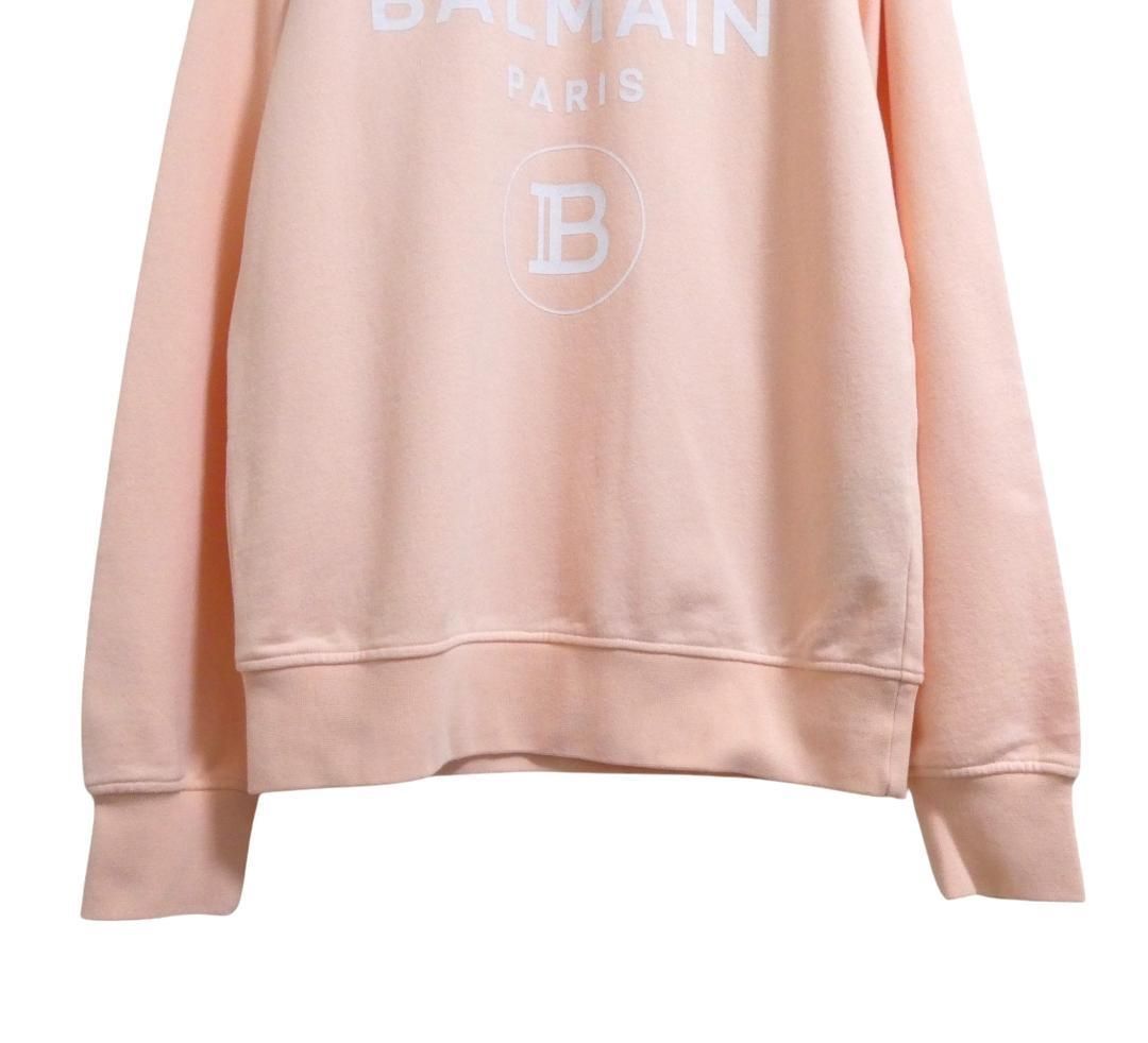 新品同様 BALMAIN バルマン スウェットトレーナー プルオーバー ロゴ 