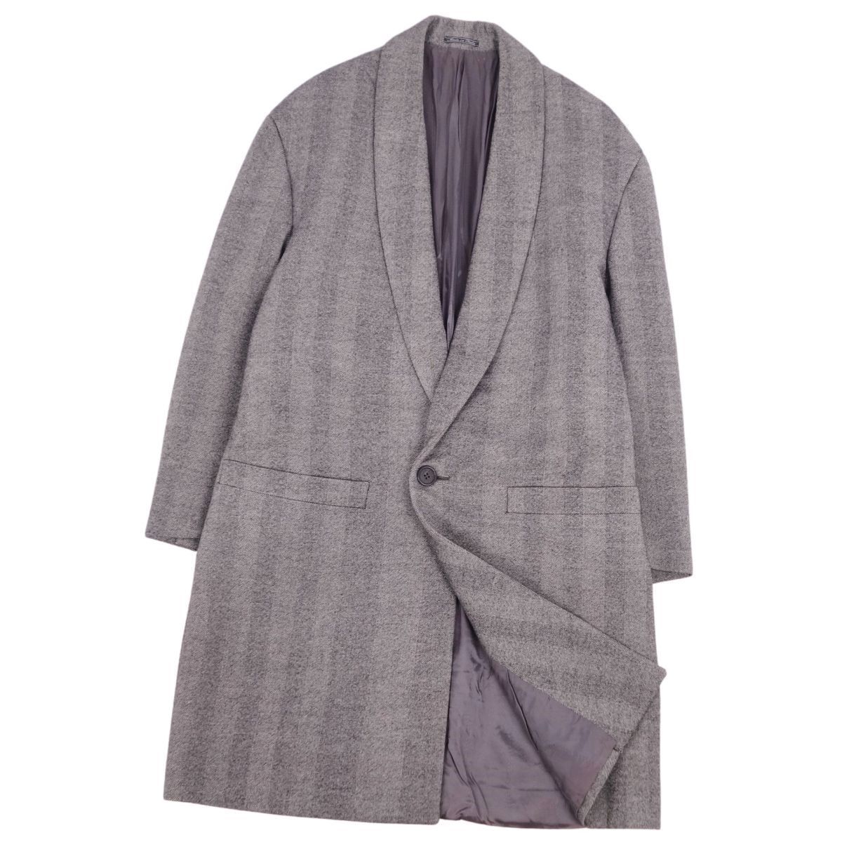 ヴィンテージ　GianniVersace グレー コート Vintage ジャンニヴェルサーチ GIANNI VERSACE コート ショ - メルカリ