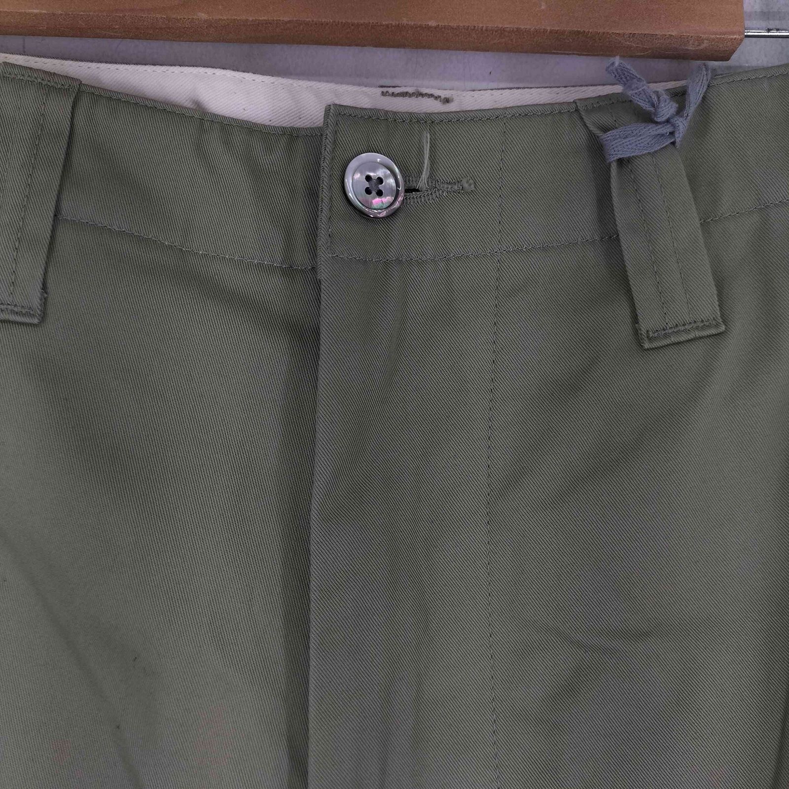 パンツ E.TAUTZ CARGO TROUSERS FOREST WOOD E.TAUTZ イートウツ ワイドカーゴパンツ CARGO TROUSERS WOOD