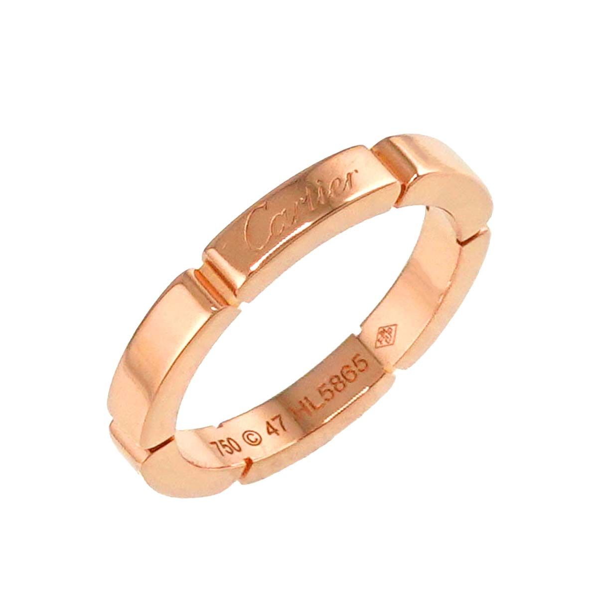 カルティエ Cartier マイヨンパンテール #47 リング K18 PG ピンクゴールド 750 指輪 Maillon Panthere Ring【証明書付き】 90245750