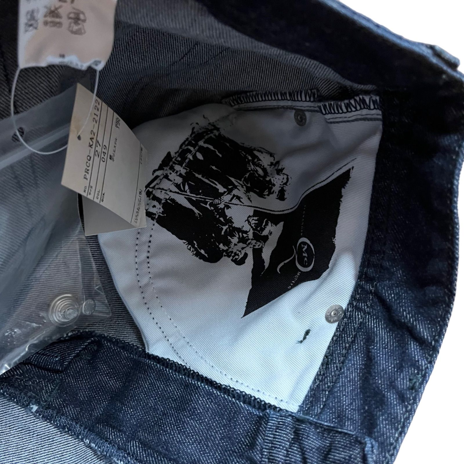 新品未使用 ALEXANDER McQUEENアレキサンダーマックイーン デニム ALEXANDER McQUEEN アレキサンダーマックイーン 初期 エンブロイダリー