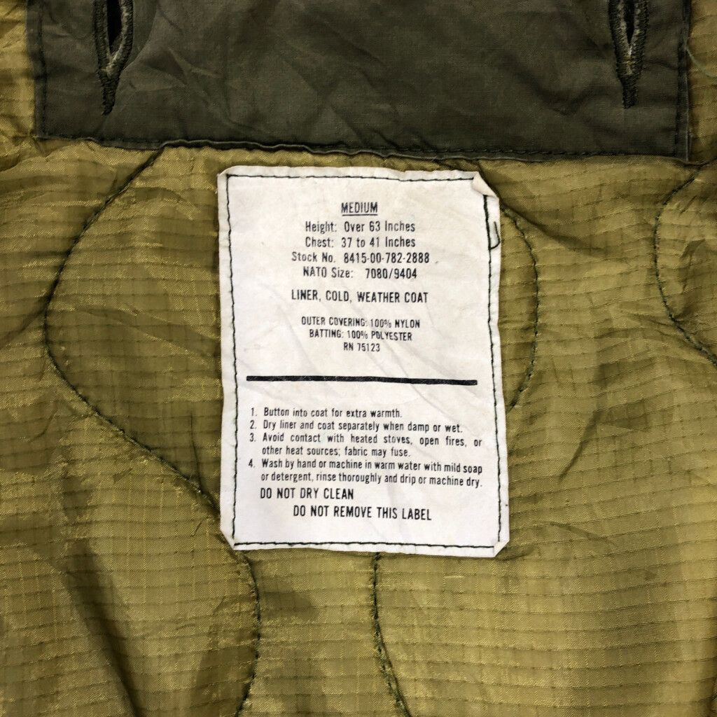 USA製 ALPHA INDUSTRIES アルファ インダストリーズ M-65 フィールドジャケット ミリタリー オリーブ (メンズ M) 中古 古着 Q8973