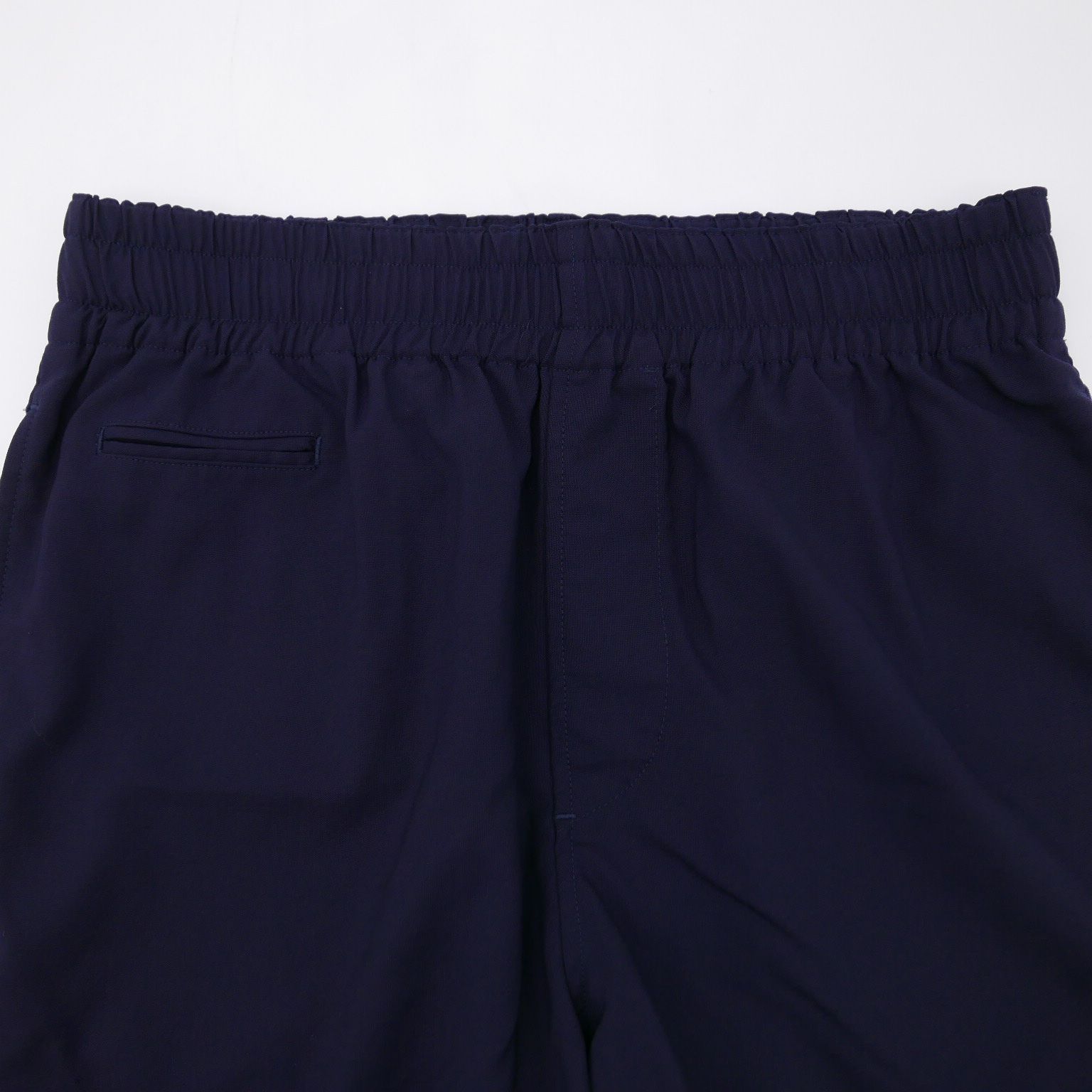 21AW VISVIM SPORT ビズビムスポーツ VS CASSIUS SHORTS (SUPERFINE) ウール ショートパンツ 無地 短パン  紺NAVY 1 0121308008004｜代購幫