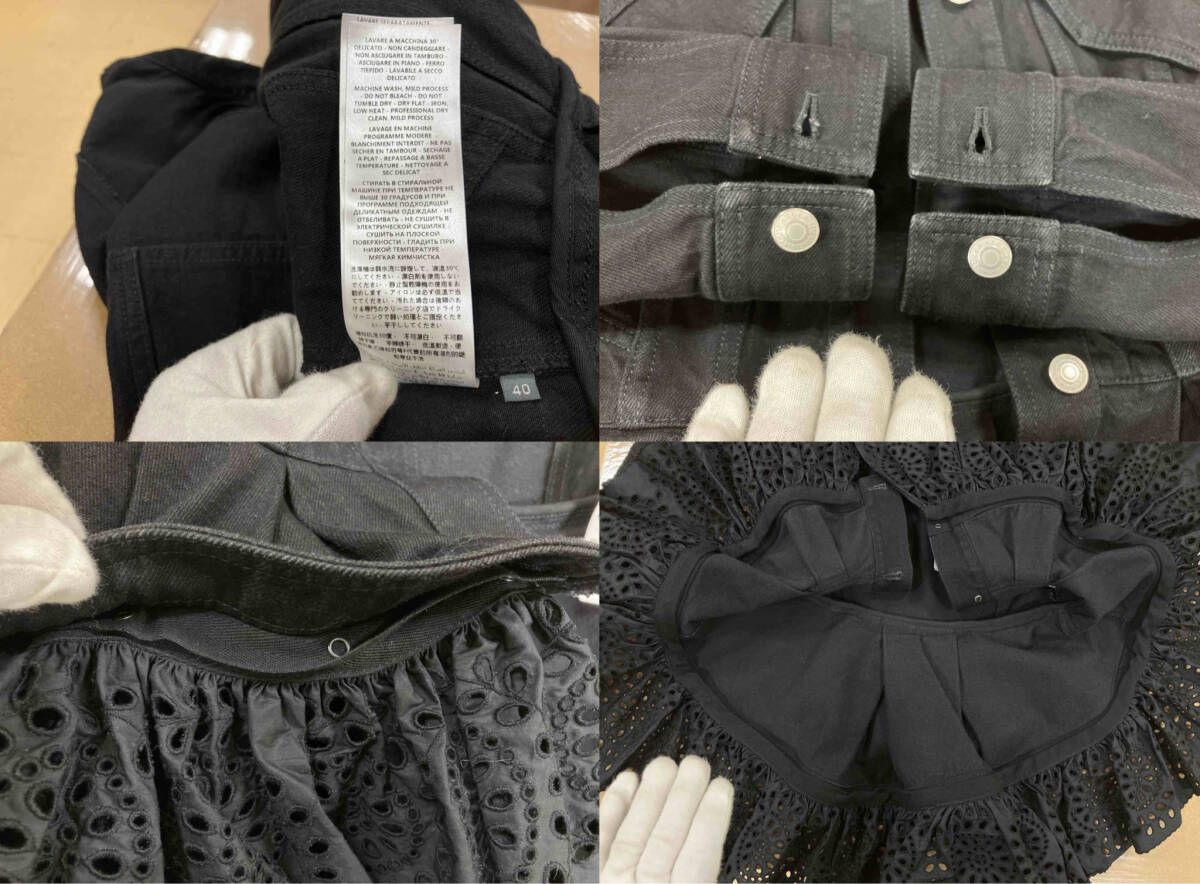 送料込/関税込■Alexander McQueen■ペプラム デニムジャケット ペプラム デニムジャケット | ブルー | Alexander McQueen JP