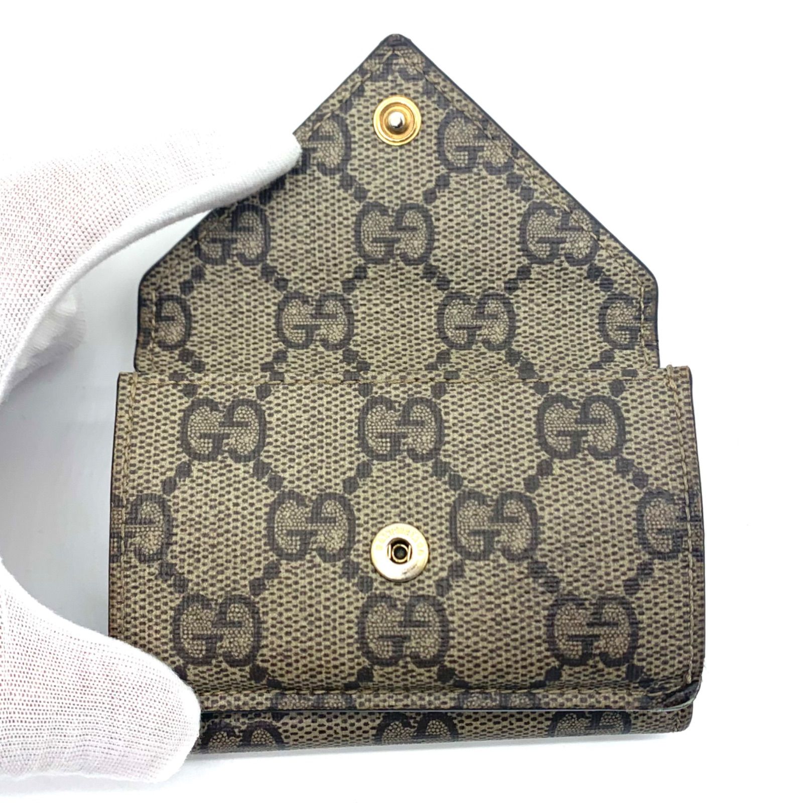限定品】GUCCI × BALENCIAGA ザ ハッカー GGスプリーム 三つ折り