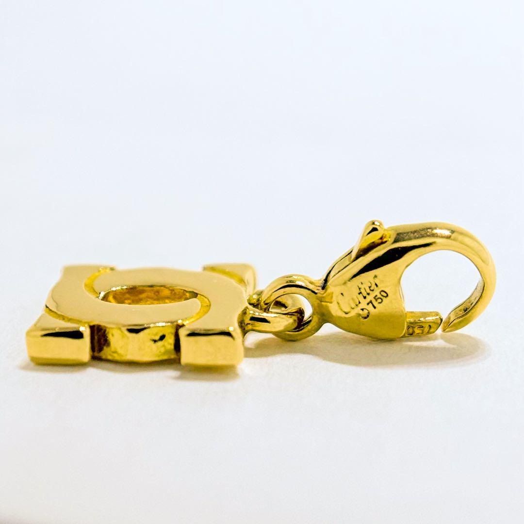 ⚪︎Cartier カルティエ 2C チャーム ペンダント YG750 1.4g - メルカリ