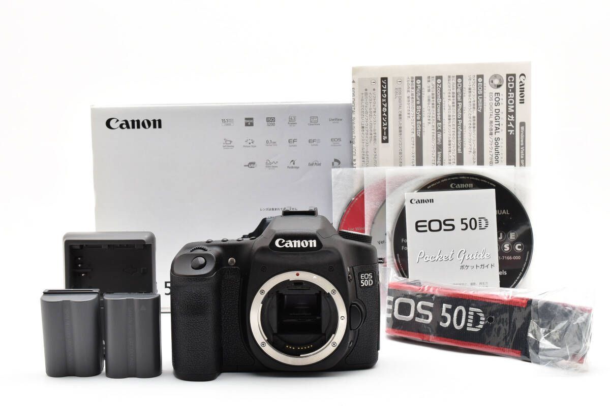 Canon EOS 50D 純正 手振補正 Wレンズセット バッテリーグリップ付 